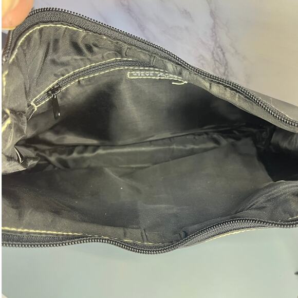 Steve Madden Black Hobo Shoulder Bag – Embellished Rhinestone Shoulder Strap - Picture 7 of 11